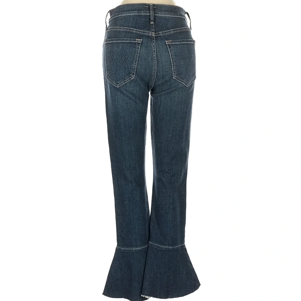 MOTHER "The Cha Cha Fray" Girl Crush High-Rise Flare Jeans | Size 27 - Picture 3 of 14